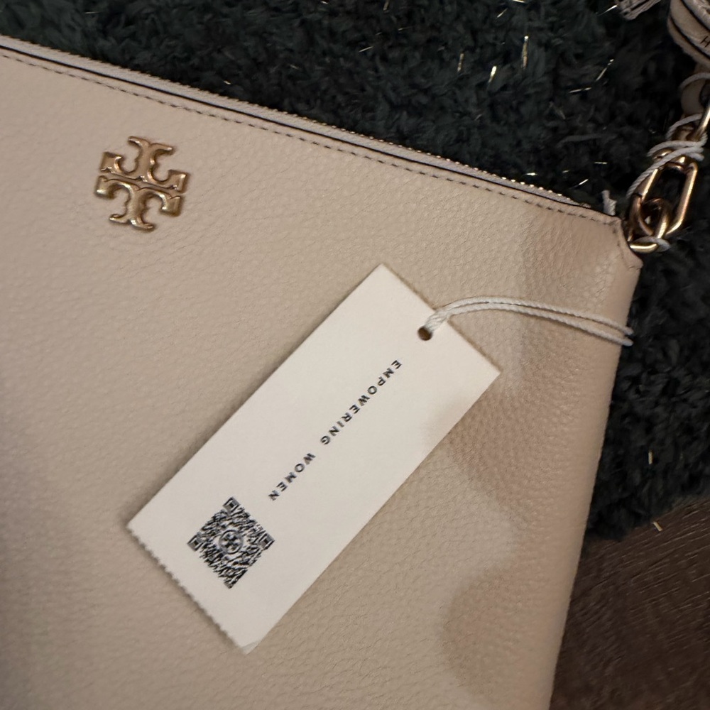 Tory Burch Mercer Beige Crossbody Bag new - Picture 3 of 7
